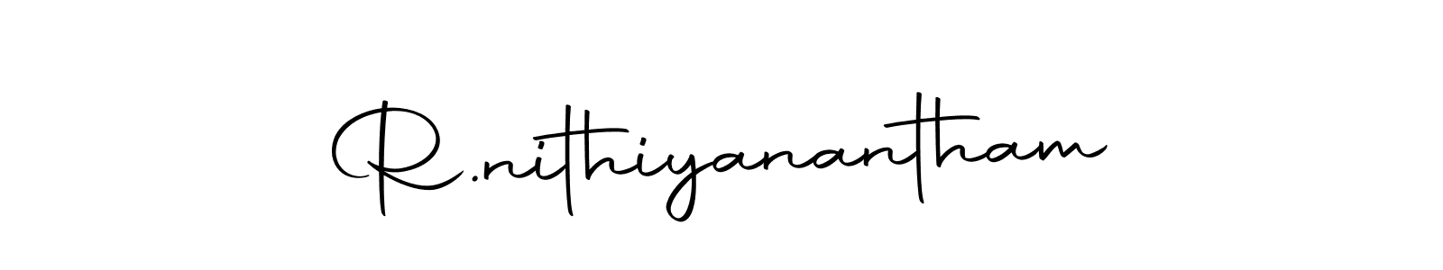 How to Draw R.nithiyanantham signature style? Autography-DOLnW is a latest design signature styles for name R.nithiyanantham. R.nithiyanantham signature style 10 images and pictures png