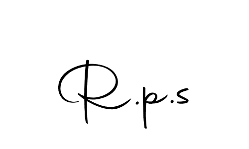 Create a beautiful signature design for name R.p.s. With this signature (Autography-DOLnW) fonts, you can make a handwritten signature for free. R.p.s signature style 10 images and pictures png