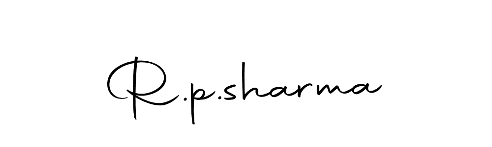 Design your own signature with our free online signature maker. With this signature software, you can create a handwritten (Autography-DOLnW) signature for name R.p.sharma. R.p.sharma signature style 10 images and pictures png