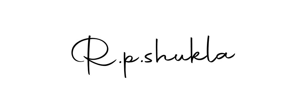 Make a beautiful signature design for name R.p.shukla. With this signature (Autography-DOLnW) style, you can create a handwritten signature for free. R.p.shukla signature style 10 images and pictures png