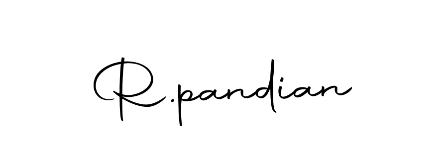 How to make R.pandian signature? Autography-DOLnW is a professional autograph style. Create handwritten signature for R.pandian name. R.pandian signature style 10 images and pictures png