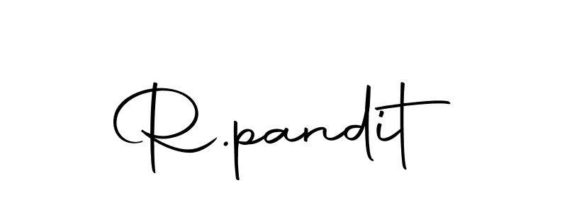 Also we have R.pandit name is the best signature style. Create professional handwritten signature collection using Autography-DOLnW autograph style. R.pandit signature style 10 images and pictures png