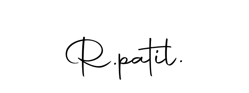 Create a beautiful signature design for name R.patil.. With this signature (Autography-DOLnW) fonts, you can make a handwritten signature for free. R.patil. signature style 10 images and pictures png