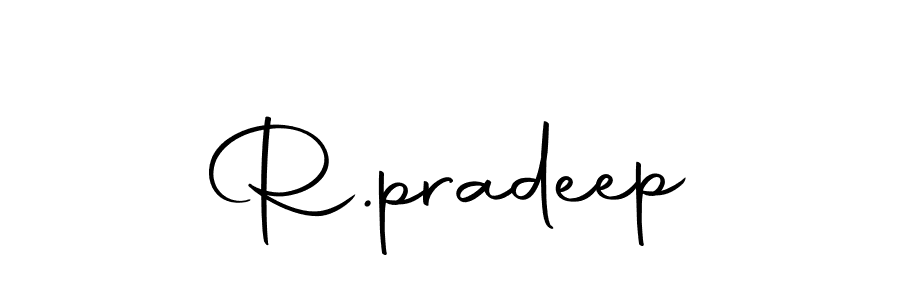 You should practise on your own different ways (Autography-DOLnW) to write your name (R.pradeep) in signature. don't let someone else do it for you. R.pradeep signature style 10 images and pictures png