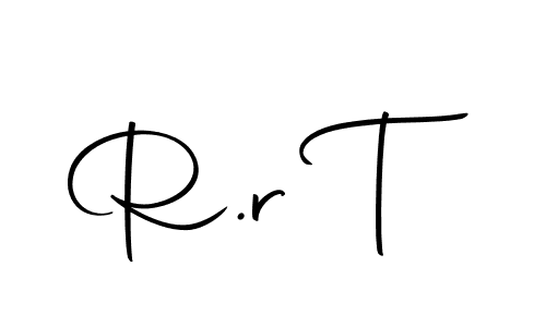 Use a signature maker to create a handwritten signature online. With this signature software, you can design (Autography-DOLnW) your own signature for name R.r T. R.r T signature style 10 images and pictures png