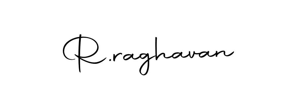 Create a beautiful signature design for name R.raghavan. With this signature (Autography-DOLnW) fonts, you can make a handwritten signature for free. R.raghavan signature style 10 images and pictures png