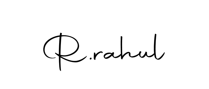 Make a beautiful signature design for name R.rahul. With this signature (Autography-DOLnW) style, you can create a handwritten signature for free. R.rahul signature style 10 images and pictures png