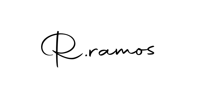 Use a signature maker to create a handwritten signature online. With this signature software, you can design (Autography-DOLnW) your own signature for name R.ramos. R.ramos signature style 10 images and pictures png