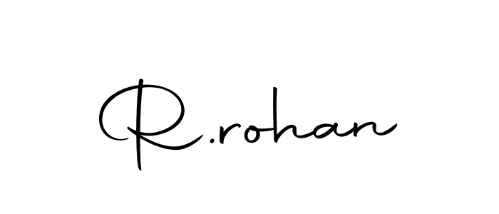 R.rohan stylish signature style. Best Handwritten Sign (Autography-DOLnW) for my name. Handwritten Signature Collection Ideas for my name R.rohan. R.rohan signature style 10 images and pictures png