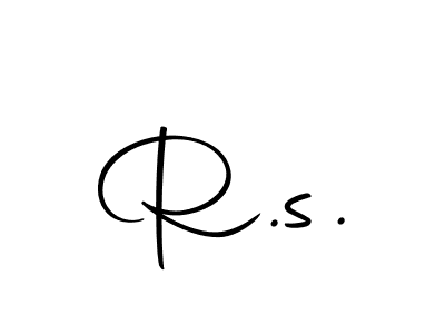 How to make R.s. signature? Autography-DOLnW is a professional autograph style. Create handwritten signature for R.s. name. R.s. signature style 10 images and pictures png