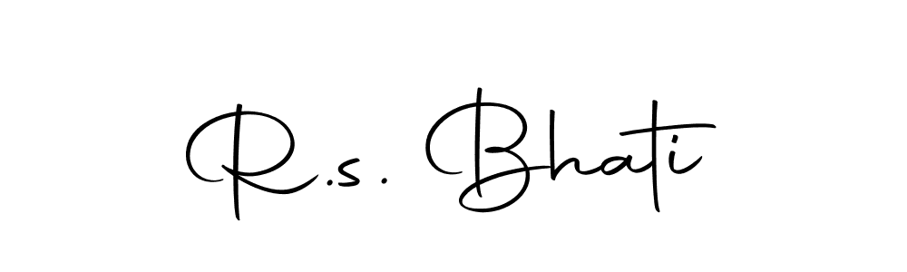 You should practise on your own different ways (Autography-DOLnW) to write your name (R.s. Bhati) in signature. don't let someone else do it for you. R.s. Bhati signature style 10 images and pictures png