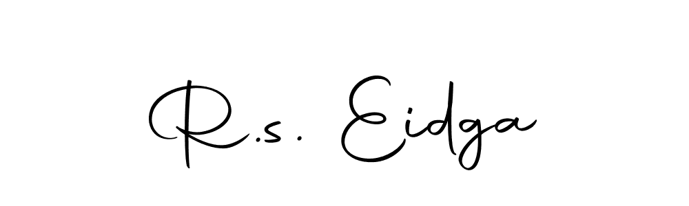 How to make R.s. Eidga name signature. Use Autography-DOLnW style for creating short signs online. This is the latest handwritten sign. R.s. Eidga signature style 10 images and pictures png