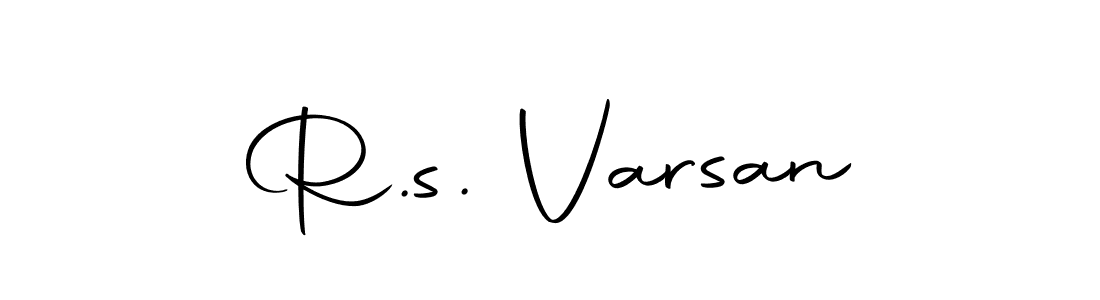 Here are the top 10 professional signature styles for the name R.s. Varsan. These are the best autograph styles you can use for your name. R.s. Varsan signature style 10 images and pictures png