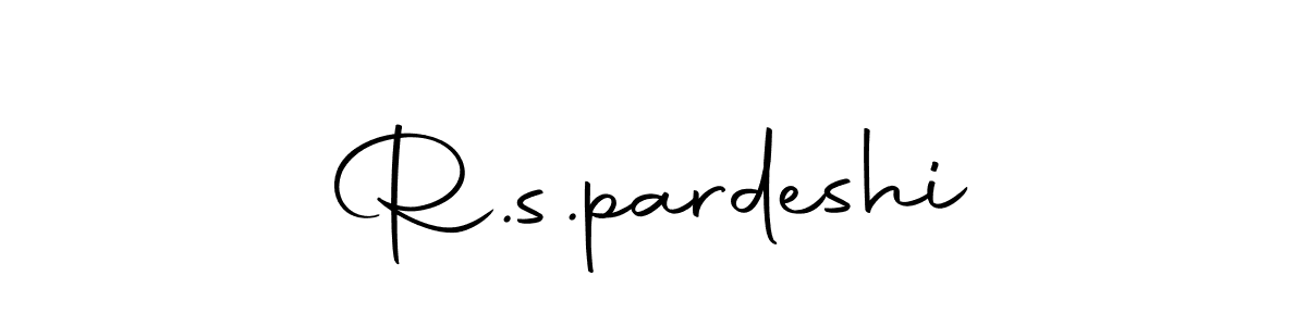 You should practise on your own different ways (Autography-DOLnW) to write your name (R.s.pardeshi) in signature. don't let someone else do it for you. R.s.pardeshi signature style 10 images and pictures png