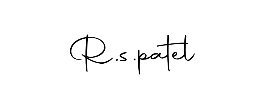 Design your own signature with our free online signature maker. With this signature software, you can create a handwritten (Autography-DOLnW) signature for name R.s.patel. R.s.patel signature style 10 images and pictures png