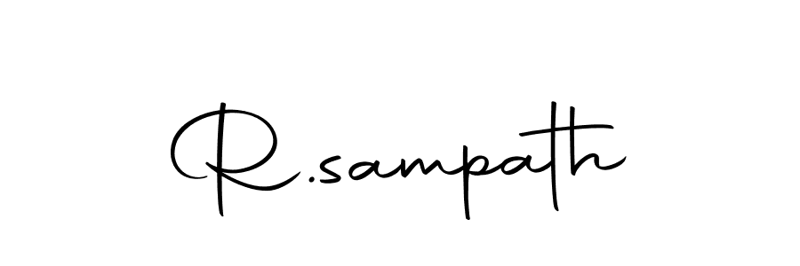 How to make R.sampath name signature. Use Autography-DOLnW style for creating short signs online. This is the latest handwritten sign. R.sampath signature style 10 images and pictures png