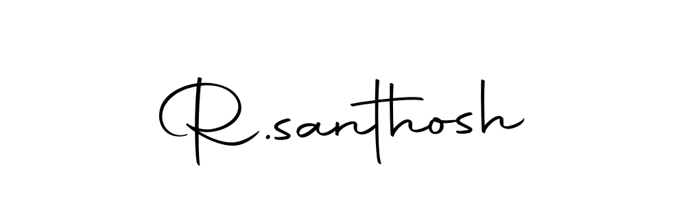 Best and Professional Signature Style for R.santhosh. Autography-DOLnW Best Signature Style Collection. R.santhosh signature style 10 images and pictures png