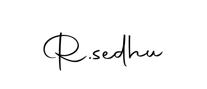 Make a beautiful signature design for name R.sedhu. With this signature (Autography-DOLnW) style, you can create a handwritten signature for free. R.sedhu signature style 10 images and pictures png