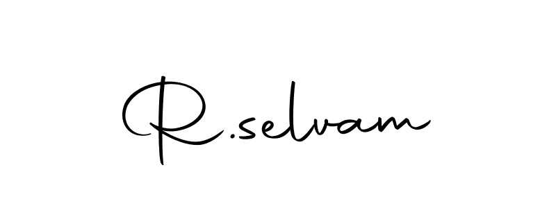 Create a beautiful signature design for name R.selvam. With this signature (Autography-DOLnW) fonts, you can make a handwritten signature for free. R.selvam signature style 10 images and pictures png