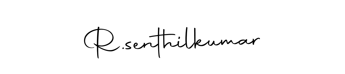 Create a beautiful signature design for name R.senthilkumar. With this signature (Autography-DOLnW) fonts, you can make a handwritten signature for free. R.senthilkumar signature style 10 images and pictures png