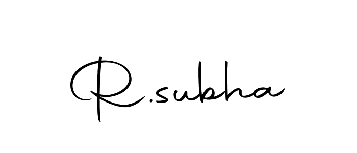 Once you've used our free online signature maker to create your best signature Autography-DOLnW style, it's time to enjoy all of the benefits that R.subha name signing documents. R.subha signature style 10 images and pictures png