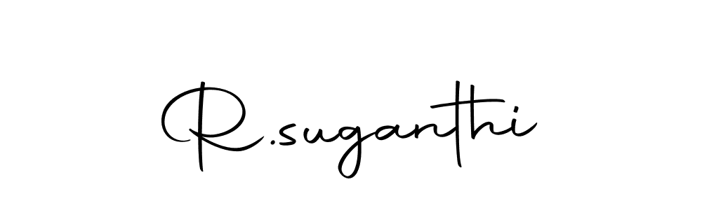 Use a signature maker to create a handwritten signature online. With this signature software, you can design (Autography-DOLnW) your own signature for name R.suganthi. R.suganthi signature style 10 images and pictures png