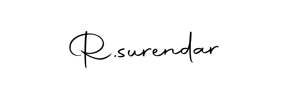 How to make R.surendar signature? Autography-DOLnW is a professional autograph style. Create handwritten signature for R.surendar name. R.surendar signature style 10 images and pictures png