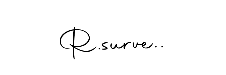 How to make R.surve.. name signature. Use Autography-DOLnW style for creating short signs online. This is the latest handwritten sign. R.surve.. signature style 10 images and pictures png