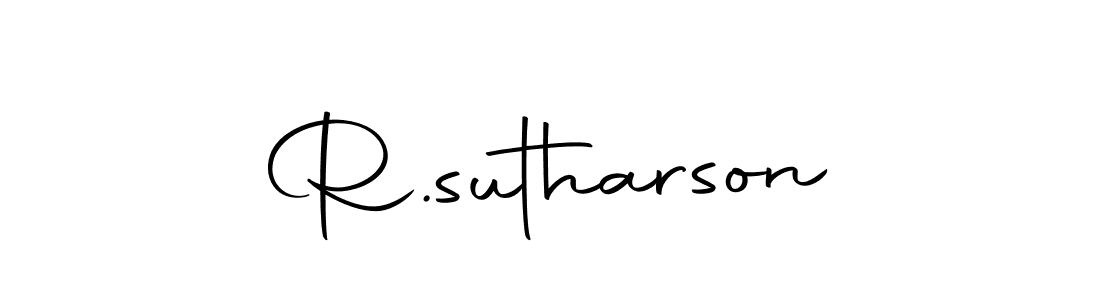 Make a short R.sutharson signature style. Manage your documents anywhere anytime using Autography-DOLnW. Create and add eSignatures, submit forms, share and send files easily. R.sutharson signature style 10 images and pictures png