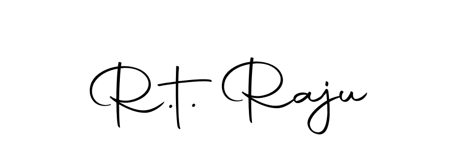 Use a signature maker to create a handwritten signature online. With this signature software, you can design (Autography-DOLnW) your own signature for name R.t. Raju. R.t. Raju signature style 10 images and pictures png