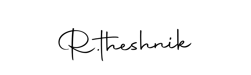 Make a beautiful signature design for name R.theshnik. With this signature (Autography-DOLnW) style, you can create a handwritten signature for free. R.theshnik signature style 10 images and pictures png