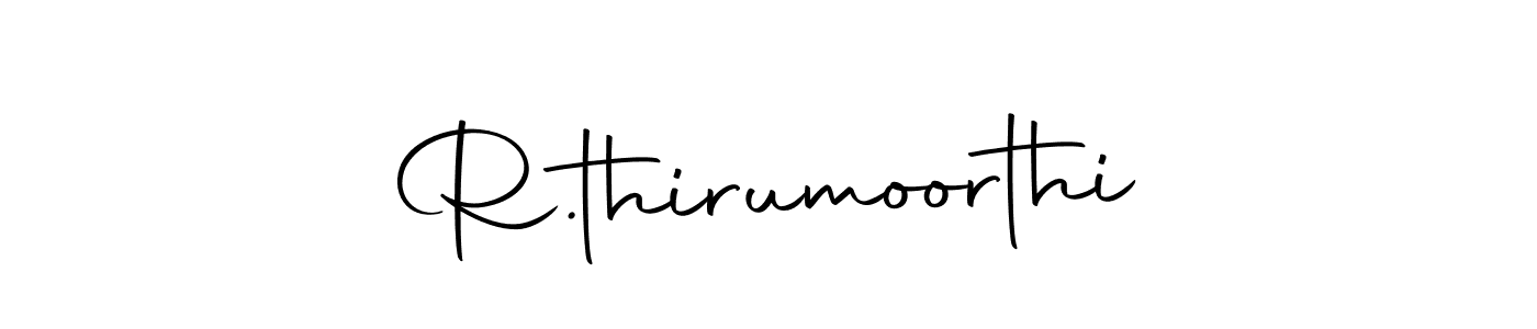 Create a beautiful signature design for name R.thirumoorthi. With this signature (Autography-DOLnW) fonts, you can make a handwritten signature for free. R.thirumoorthi signature style 10 images and pictures png