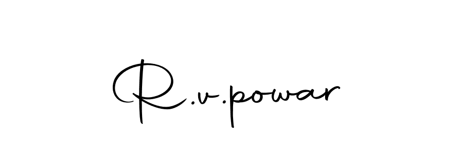 Make a beautiful signature design for name R.v.powar. Use this online signature maker to create a handwritten signature for free. R.v.powar signature style 10 images and pictures png