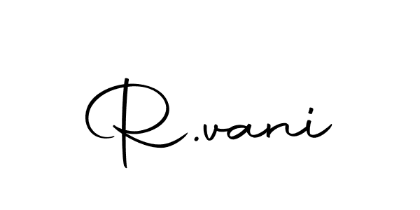 if you are searching for the best signature style for your name R.vani. so please give up your signature search. here we have designed multiple signature styles  using Autography-DOLnW. R.vani signature style 10 images and pictures png