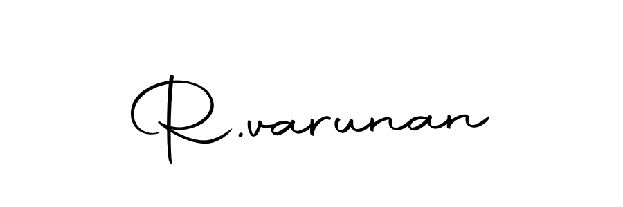 Also we have R.varunan name is the best signature style. Create professional handwritten signature collection using Autography-DOLnW autograph style. R.varunan signature style 10 images and pictures png