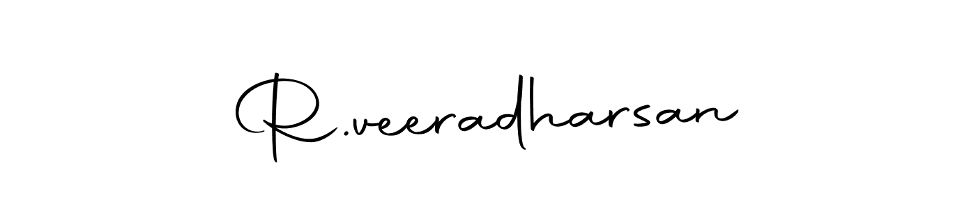 How to make R.veeradharsan signature? Autography-DOLnW is a professional autograph style. Create handwritten signature for R.veeradharsan name. R.veeradharsan signature style 10 images and pictures png