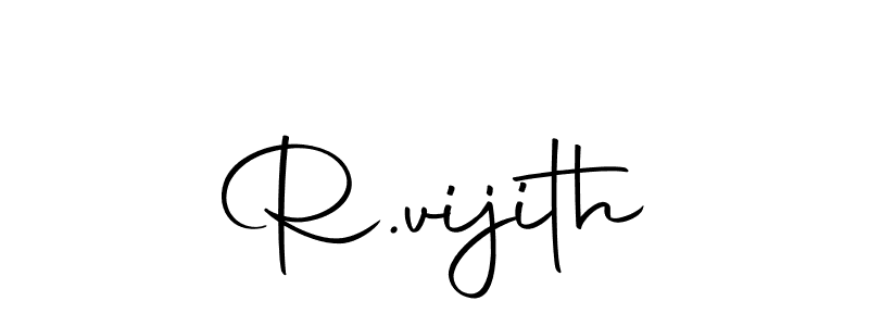 Here are the top 10 professional signature styles for the name R.vijith. These are the best autograph styles you can use for your name. R.vijith signature style 10 images and pictures png