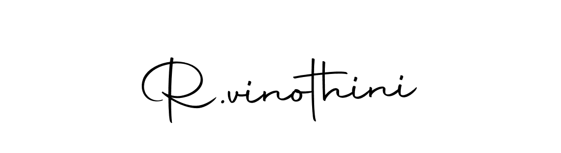 Also we have R.vinothini name is the best signature style. Create professional handwritten signature collection using Autography-DOLnW autograph style. R.vinothini signature style 10 images and pictures png