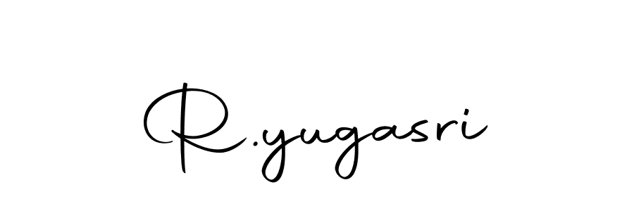 Create a beautiful signature design for name R.yugasri. With this signature (Autography-DOLnW) fonts, you can make a handwritten signature for free. R.yugasri signature style 10 images and pictures png