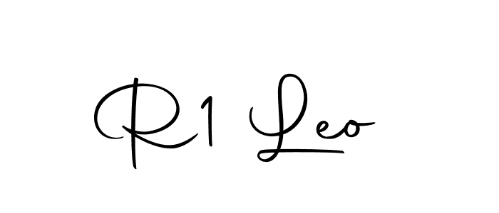 How to make R1 Leo  name signature. Use Autography-DOLnW style for creating short signs online. This is the latest handwritten sign. R1 Leo  signature style 10 images and pictures png