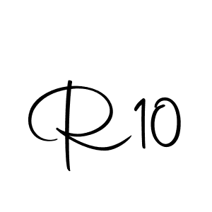 Create a beautiful signature design for name R10. With this signature (Autography-DOLnW) fonts, you can make a handwritten signature for free. R10 signature style 10 images and pictures png