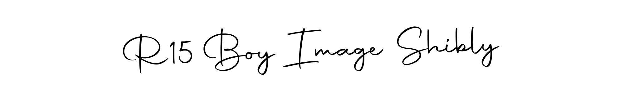 Similarly Autography-DOLnW is the best handwritten signature design. Signature creator online .You can use it as an online autograph creator for name R15 Boy Image Shibly. R15 Boy Image Shibly signature style 10 images and pictures png