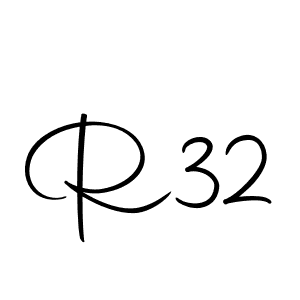 Design your own signature with our free online signature maker. With this signature software, you can create a handwritten (Autography-DOLnW) signature for name R32. R32 signature style 10 images and pictures png