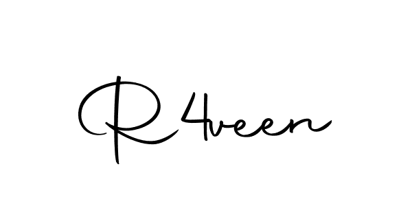 You should practise on your own different ways (Autography-DOLnW) to write your name (R4veen) in signature. don't let someone else do it for you. R4veen signature style 10 images and pictures png