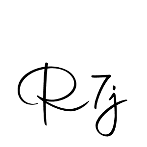 The best way (Autography-DOLnW) to make a short signature is to pick only two or three words in your name. The name R7j include a total of six letters. For converting this name. R7j signature style 10 images and pictures png