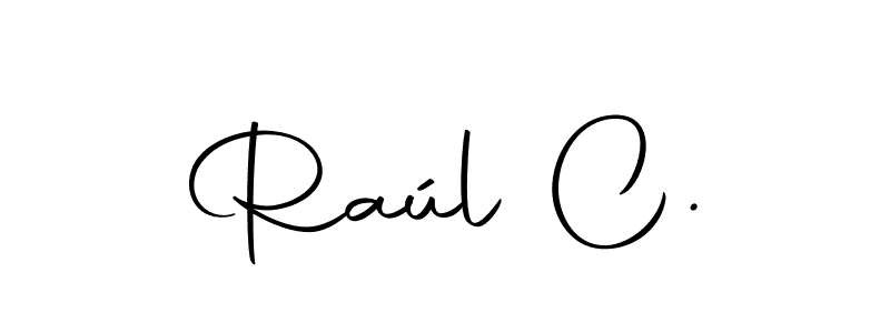 Make a beautiful signature design for name Raúl C.. Use this online signature maker to create a handwritten signature for free. Raúl C. signature style 10 images and pictures png