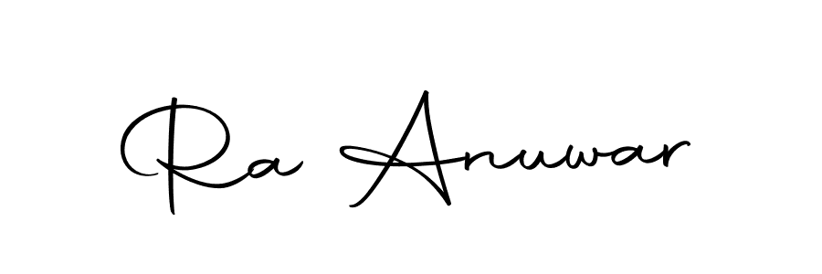 Ra Anuwar stylish signature style. Best Handwritten Sign (Autography-DOLnW) for my name. Handwritten Signature Collection Ideas for my name Ra Anuwar. Ra Anuwar signature style 10 images and pictures png
