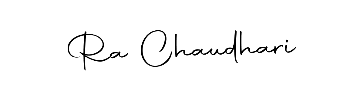 Also we have Ra Chaudhari name is the best signature style. Create professional handwritten signature collection using Autography-DOLnW autograph style. Ra Chaudhari signature style 10 images and pictures png