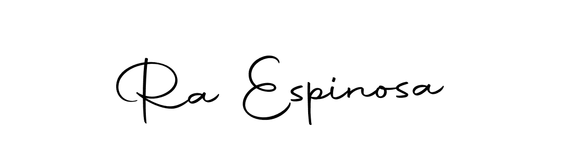 Design your own signature with our free online signature maker. With this signature software, you can create a handwritten (Autography-DOLnW) signature for name Ra Espinosa. Ra Espinosa signature style 10 images and pictures png