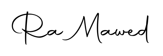 The Autography-DOLnW lettering style adds unique flourish to name Ra Mawed. Stand out with a custom digital autograph made in seconds. Ra Mawed signature style 10 images and pictures png